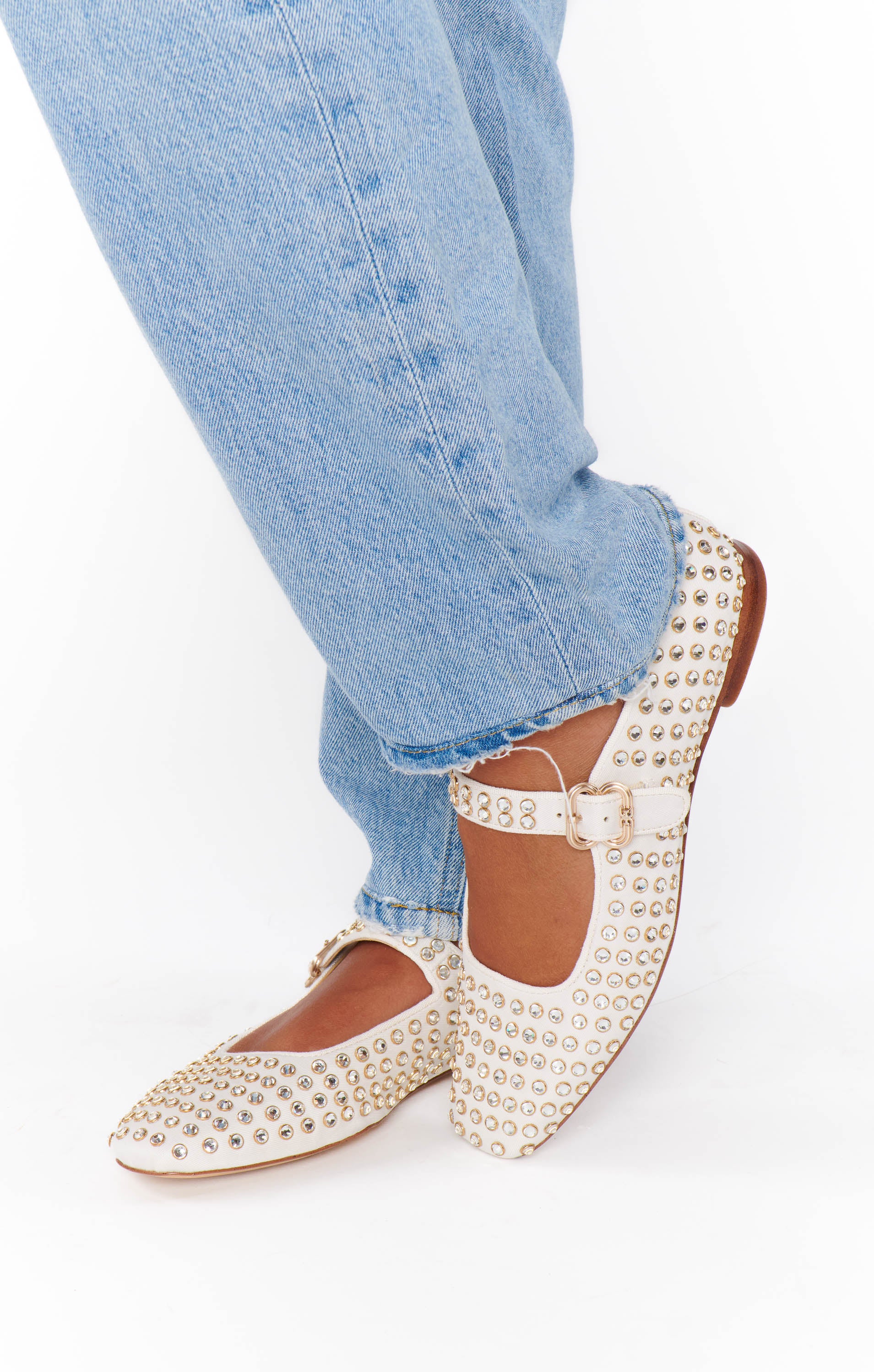 Gem-Encrusted Ballet Flats for Women | Sam Edelman Michaela