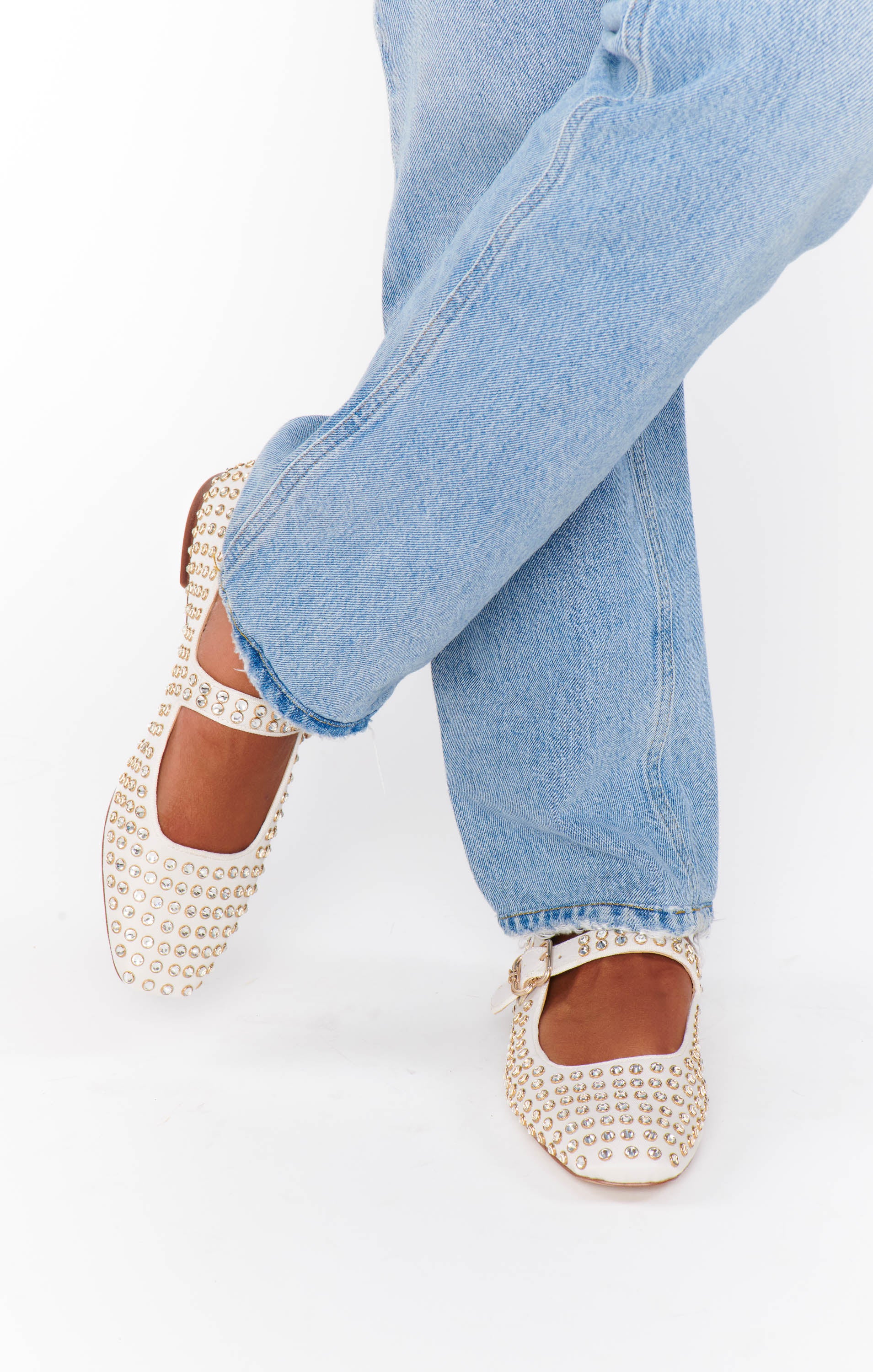 Gem-Encrusted Ballet Flats for Women | Sam Edelman Michaela