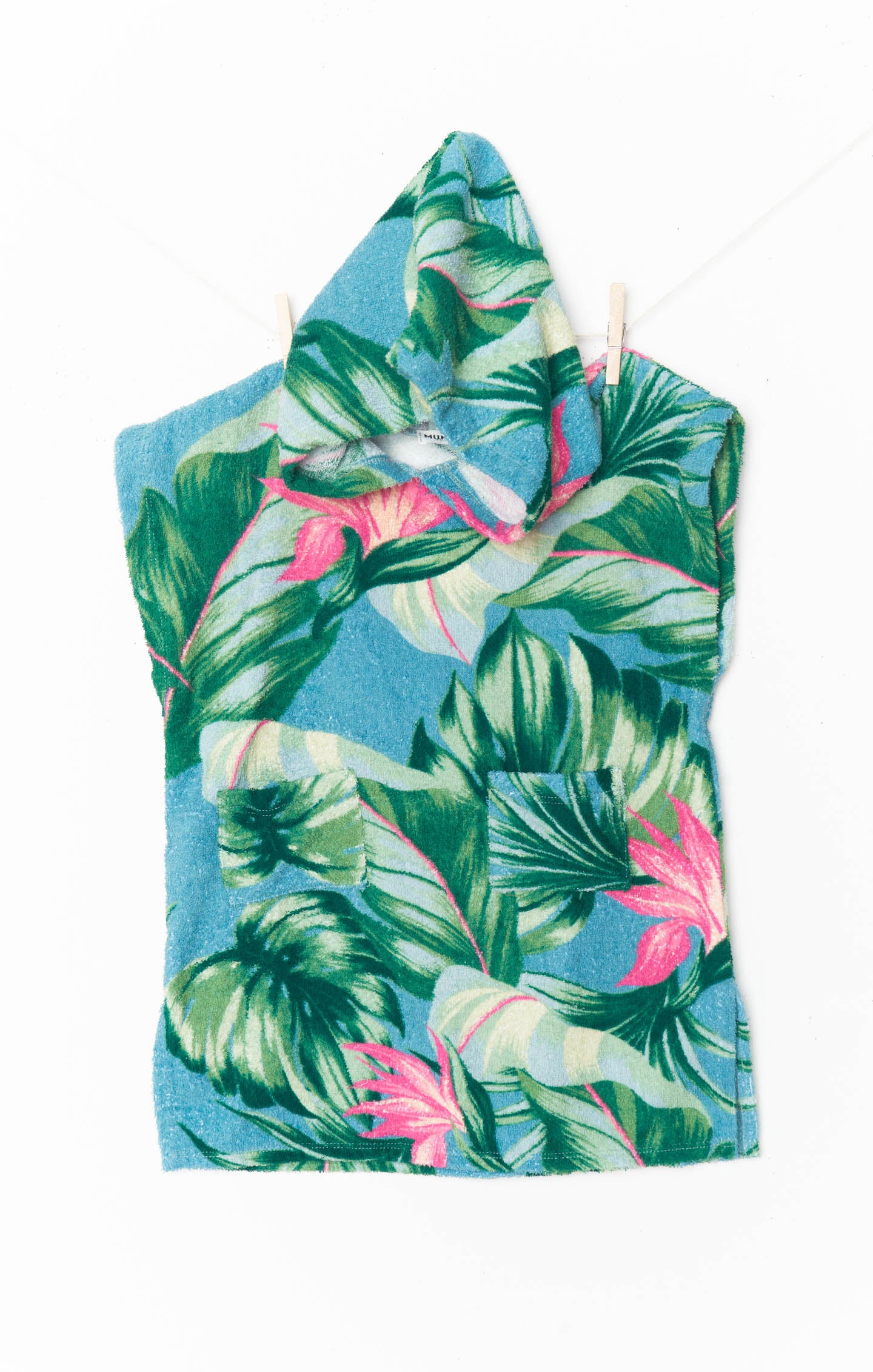 Lightweight Terry Poncho for Kids | Kauai Hugs