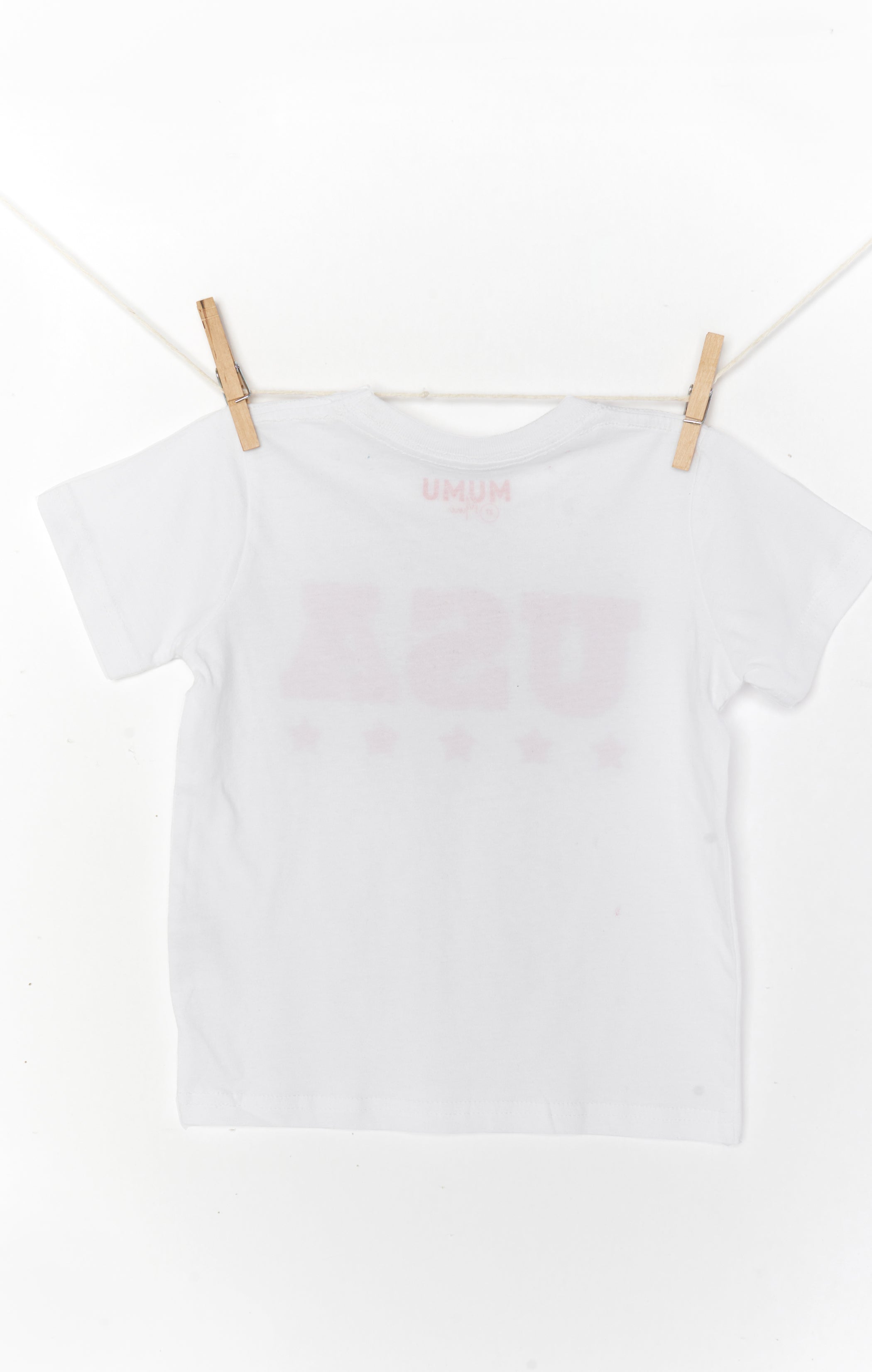 Wolfie Graphic Tee for Kids with USA Print | Scoop Neck Toddler Shirt