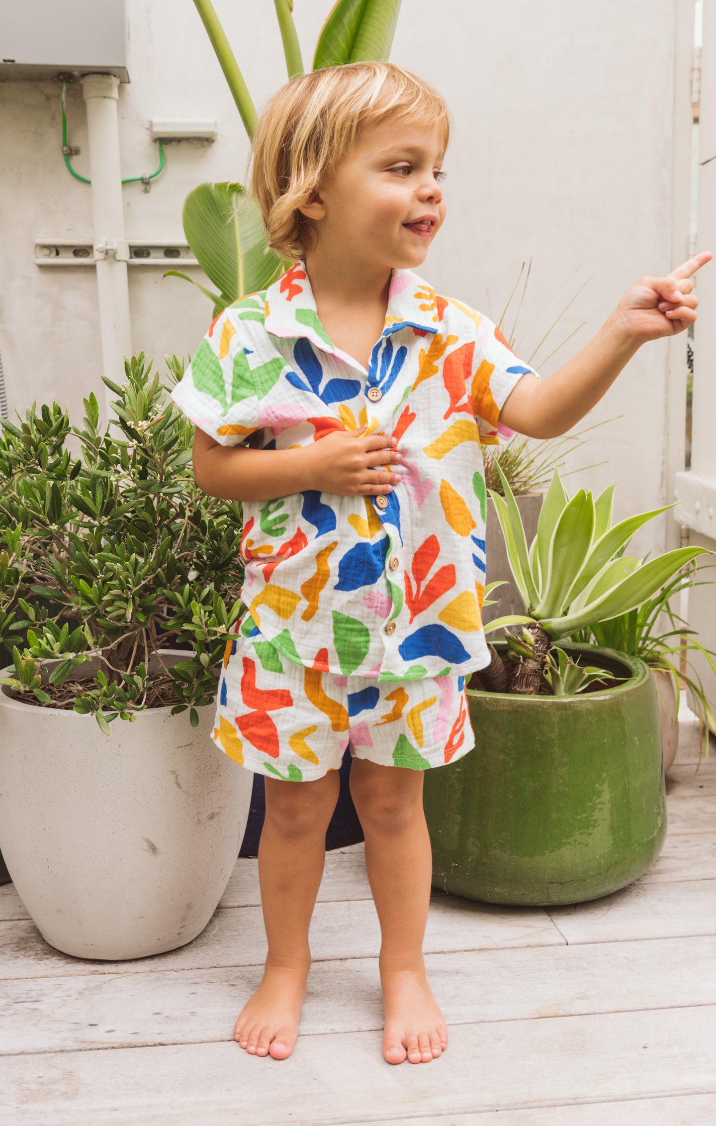 Unisex Button-Up Shirt for Kids | Primary Paradise
