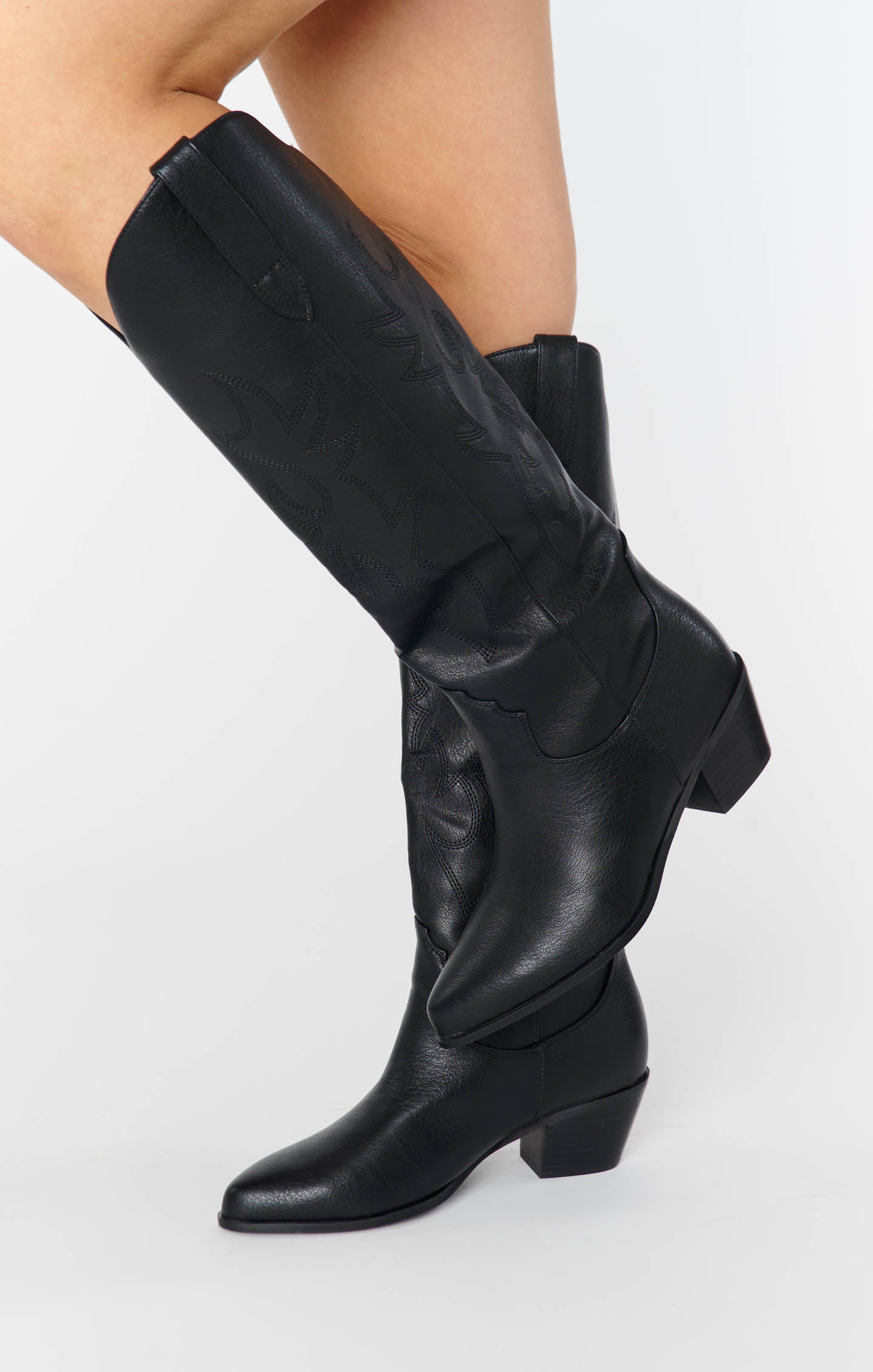 Wide Calf Boots for Women | Billini Urson Black