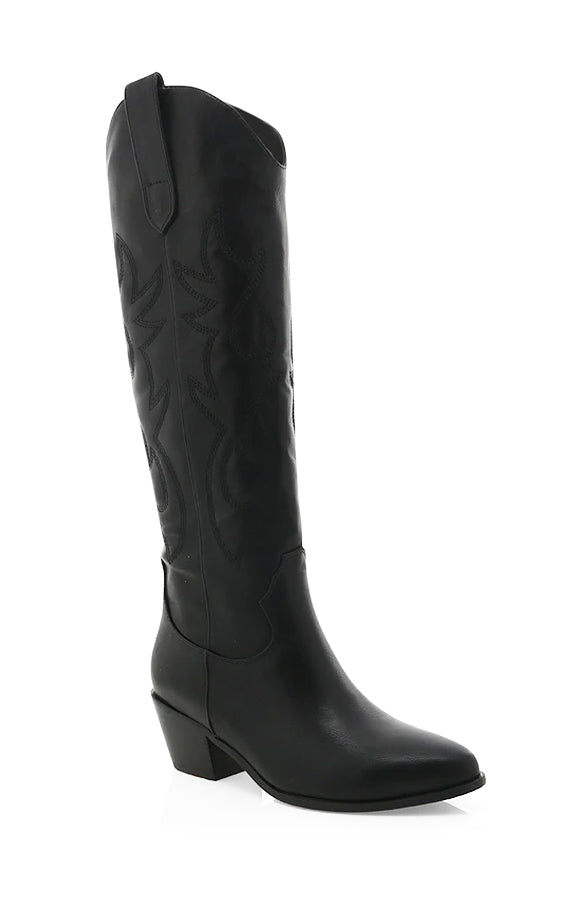 Wide Calf Boots for Women | Billini Urson Black