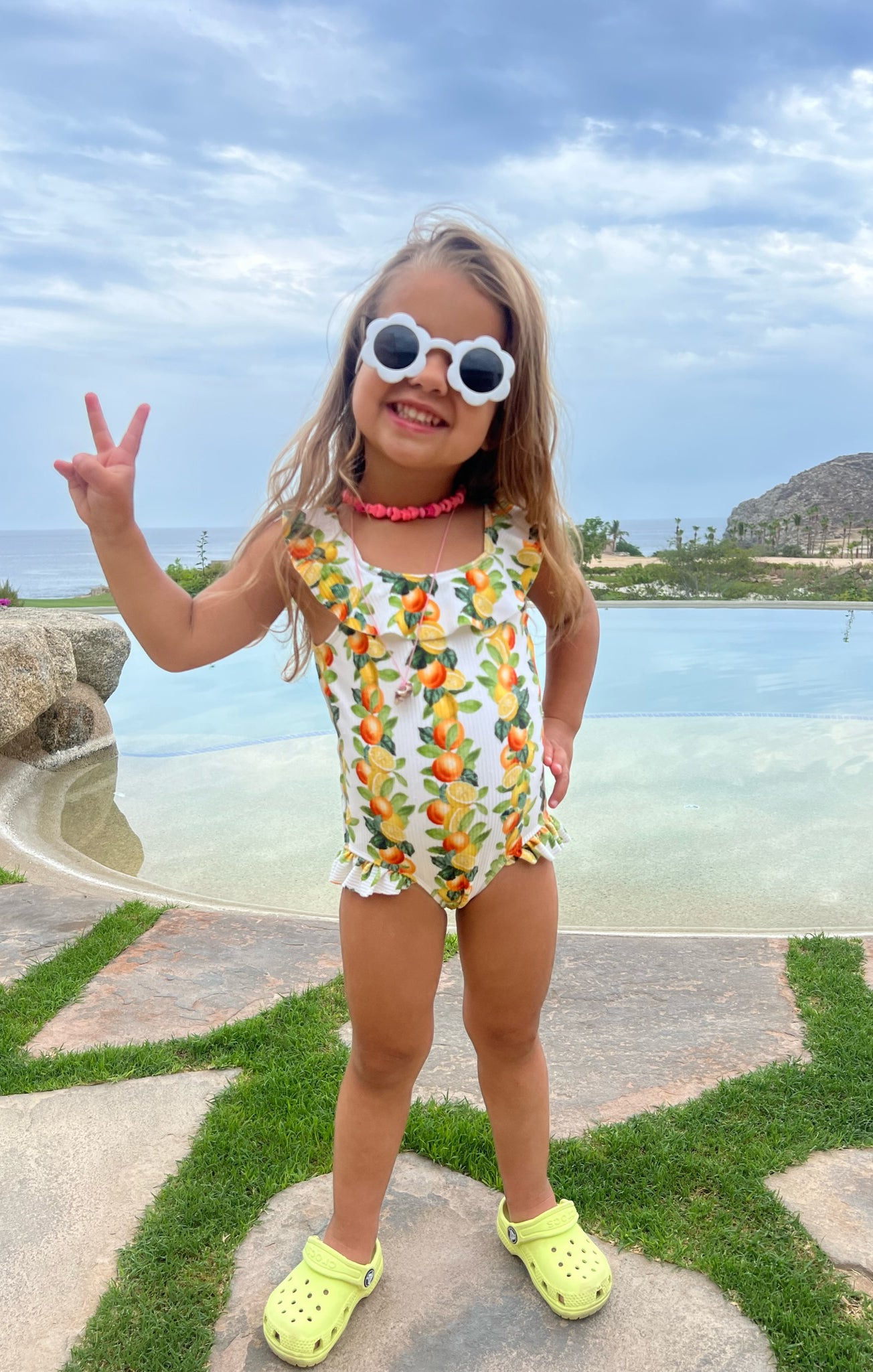 Ruffled One Piece for Girls | Madeline Citrus in Georgia