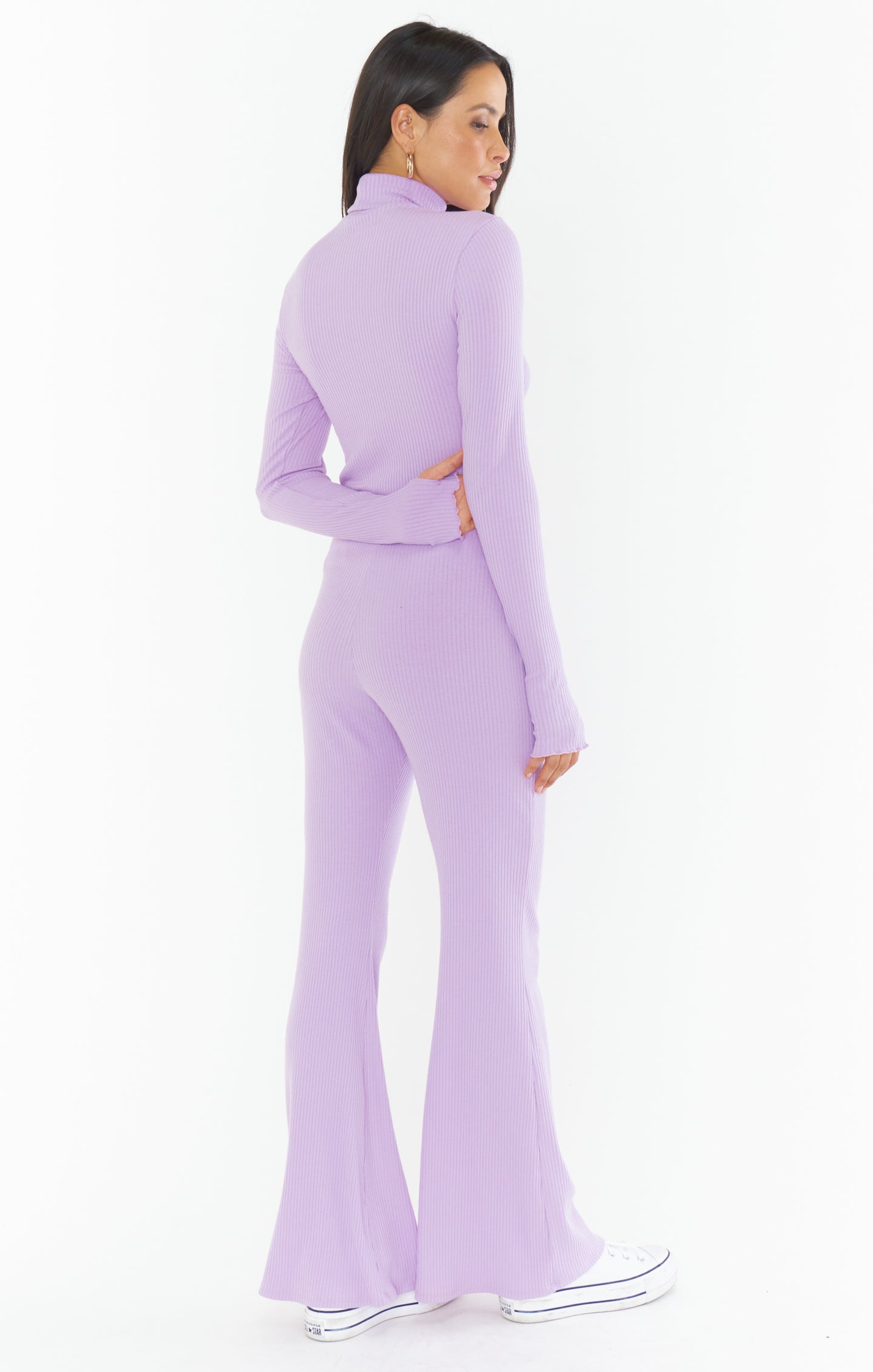Lillac Rib Knit Mock Neck Top for Layering | Layer Up