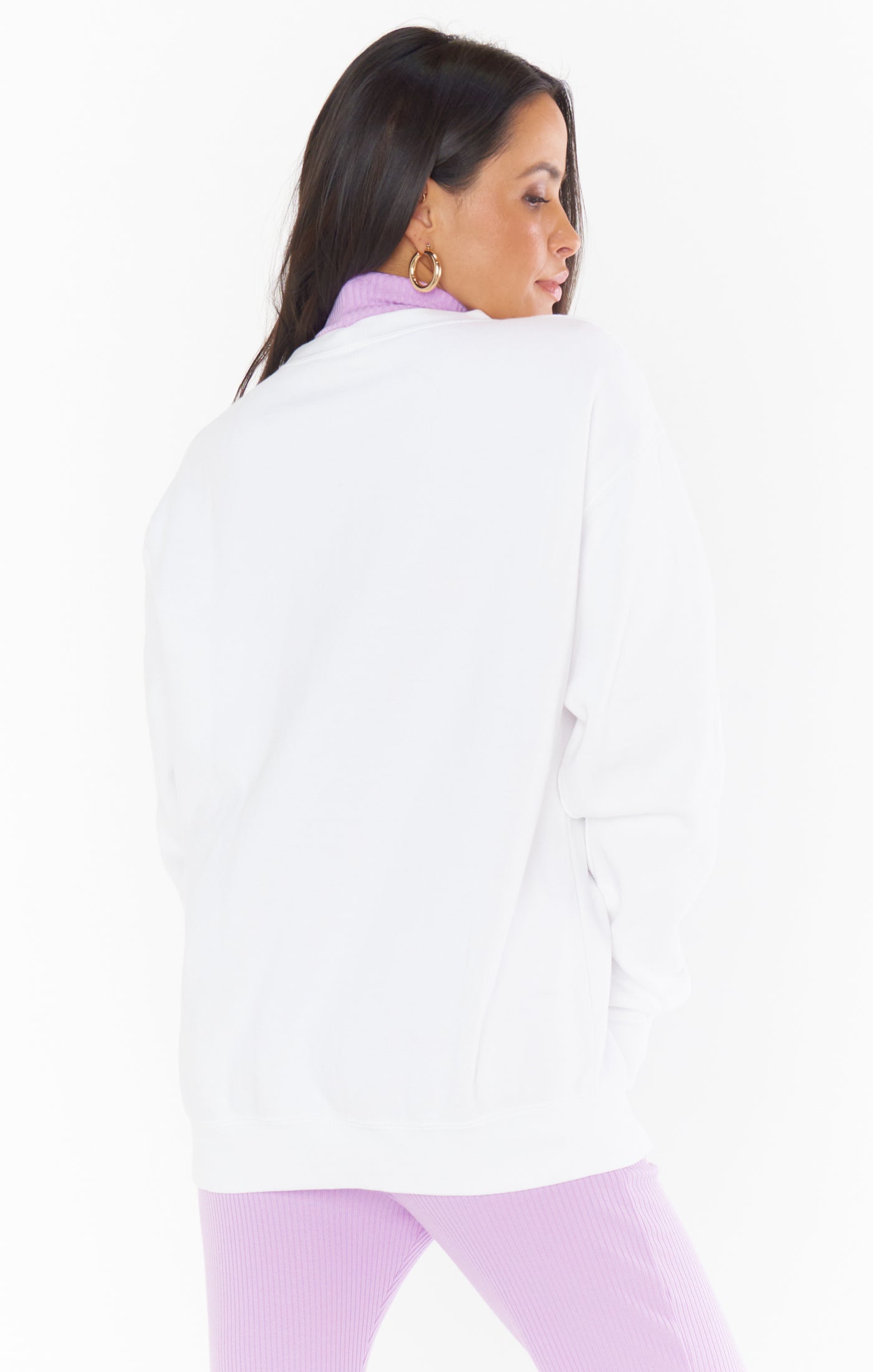 Oversized White Sweatshirt for Skiing & Casual Wear | Stanley Apres Ski Club