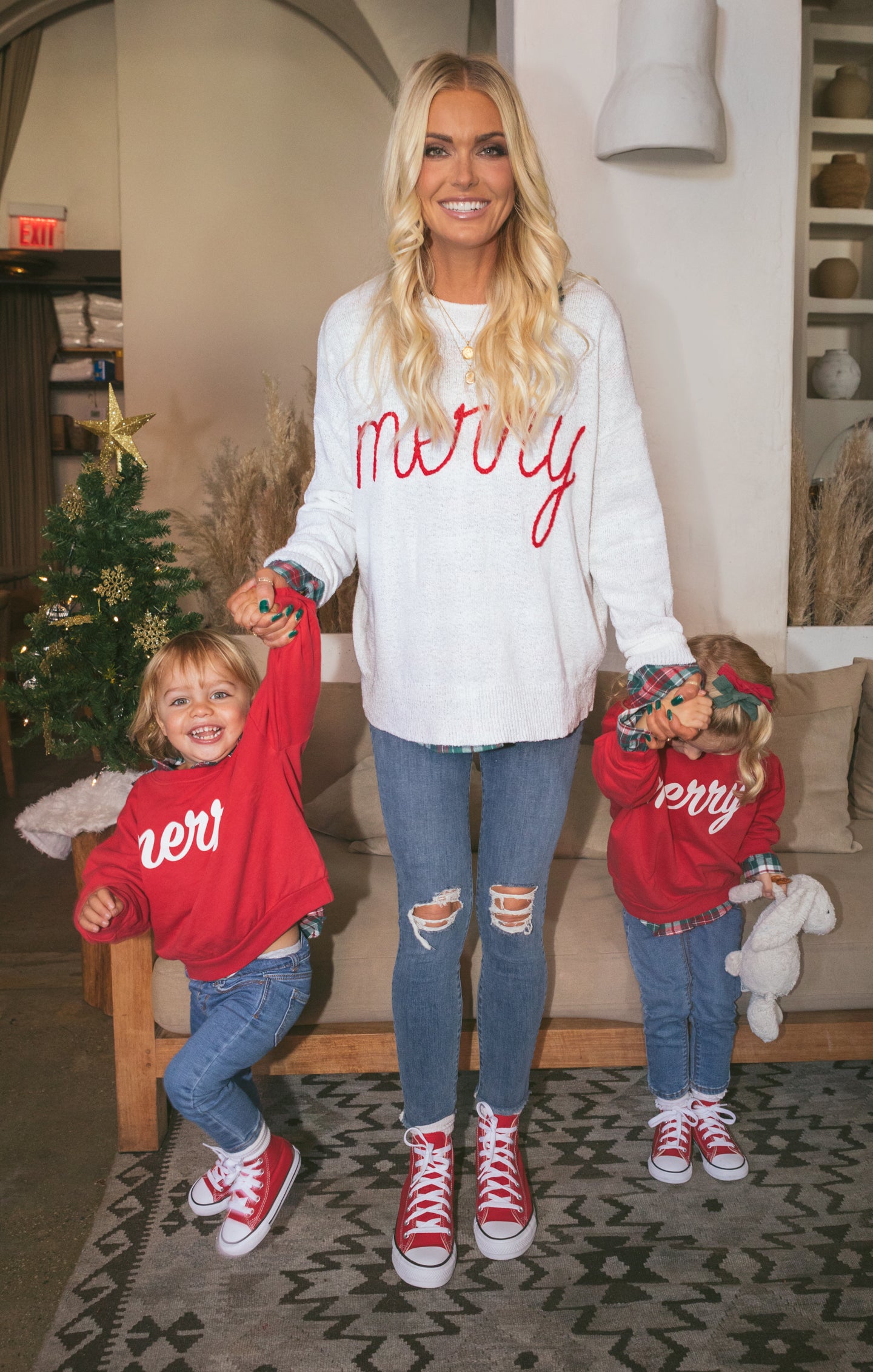 Festive Knit Sweater for Winter | Woodsy Merry