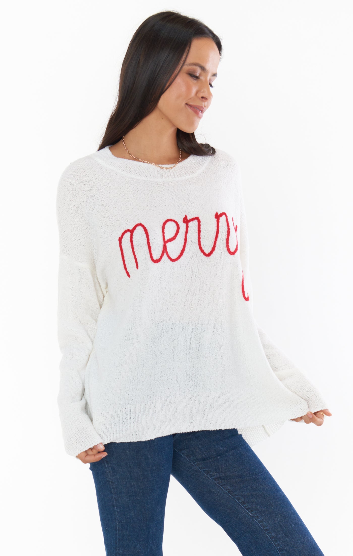 Festive Knit Sweater for Winter | Woodsy Merry