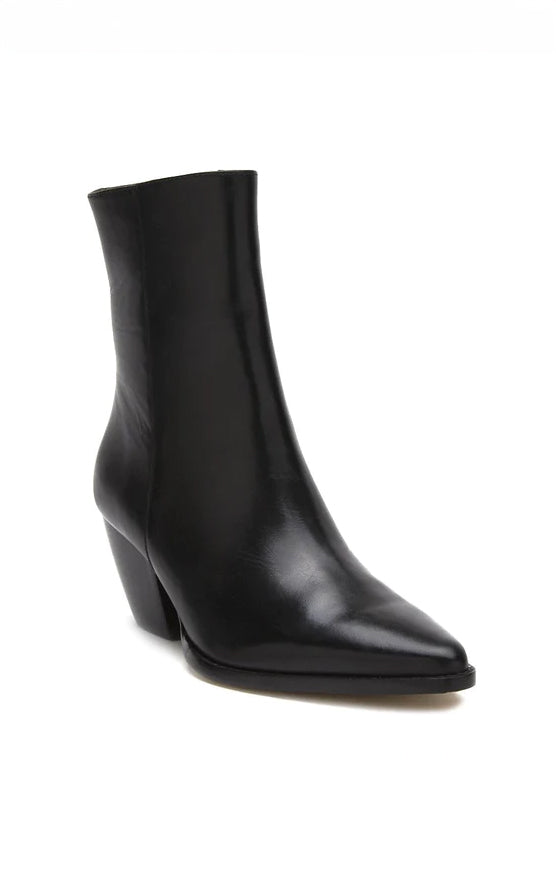 Mid-Calf Leather Boots for Women | Matisse Caty Bootie Black