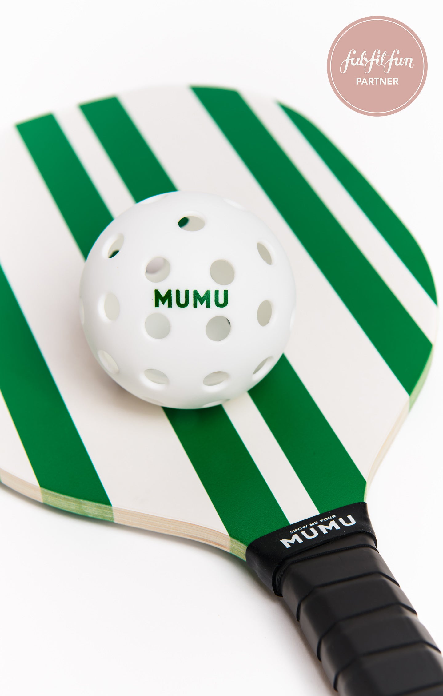Green & White Pickleball Set for Outdoor Play | Fab Fit Fun