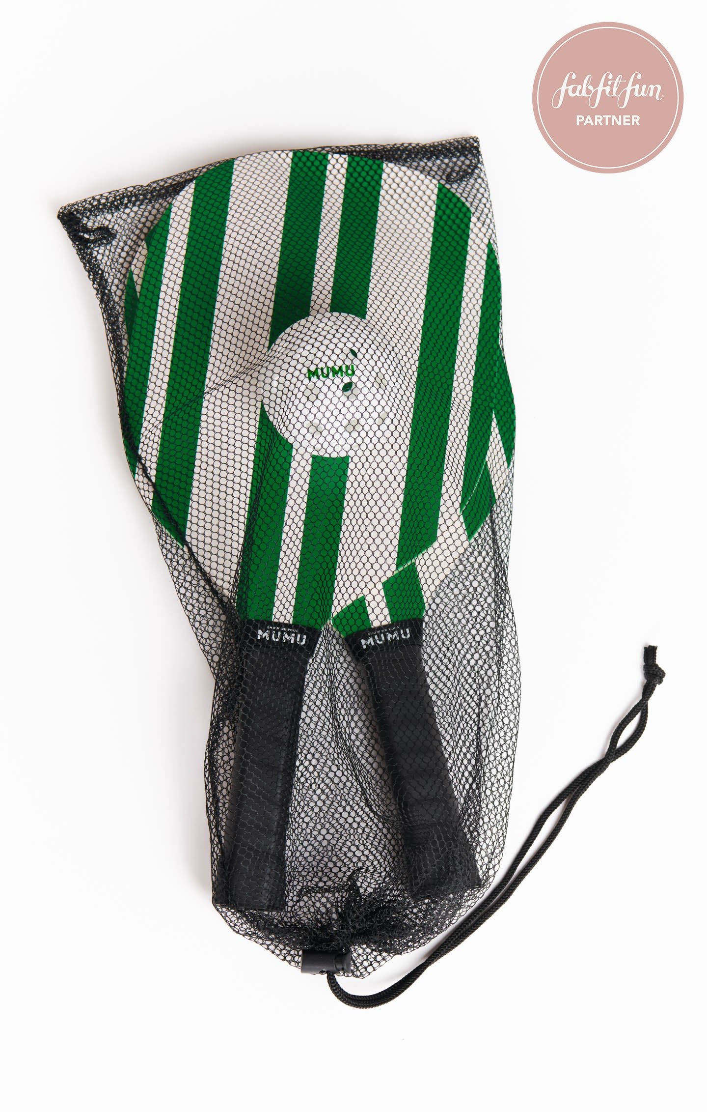 Green & White Pickleball Set for Outdoor Play | Fab Fit Fun