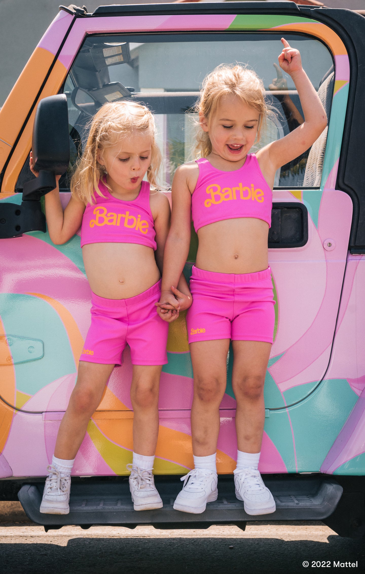 Pink Biker Shorts for Kids | Little Workout & Play | Dreamhouse Collection