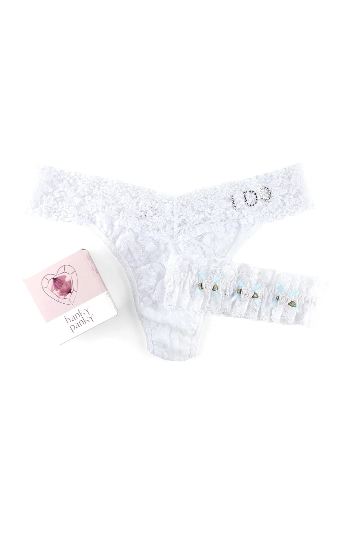 Bridal Thong & Garter Set for Wedding & Honeymoon | Hanky Panky