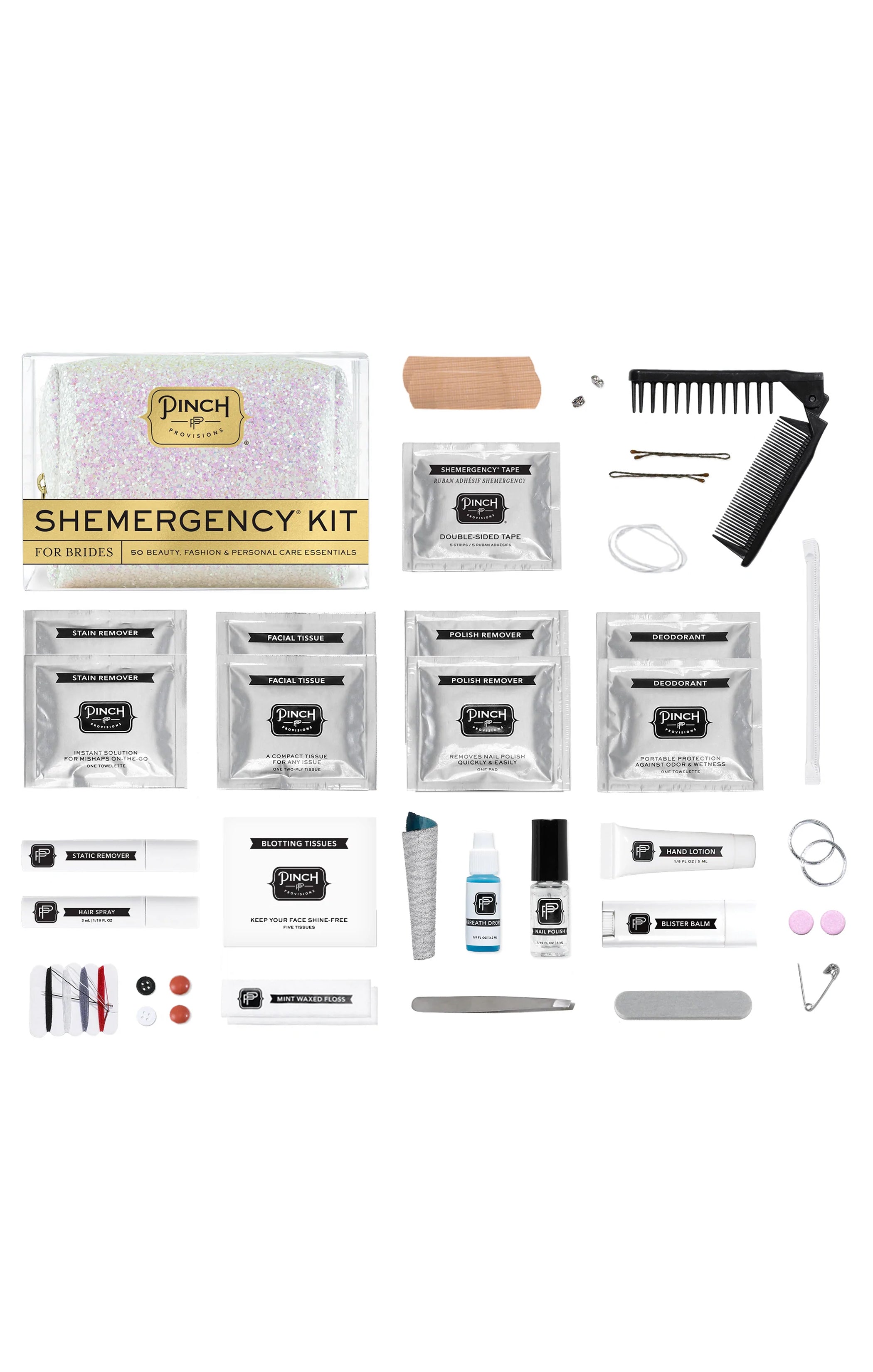Bridal Emergency Kit with 50 Essentials | Pinch Provisions Shemergency
