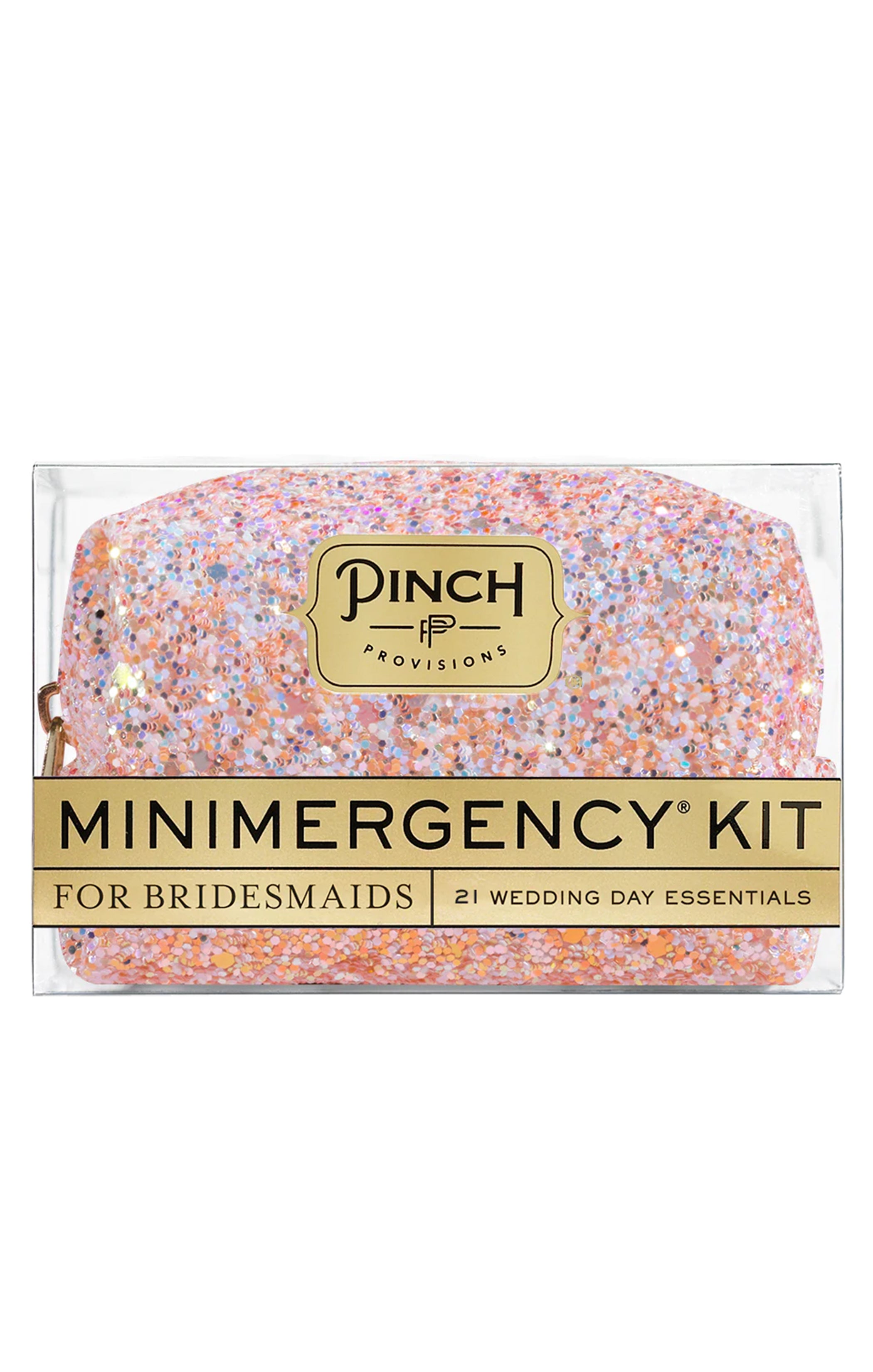 Bridesmaid Emergency Kit with 21 Essentials | Pinch Provisions Rose Glitter Bomb