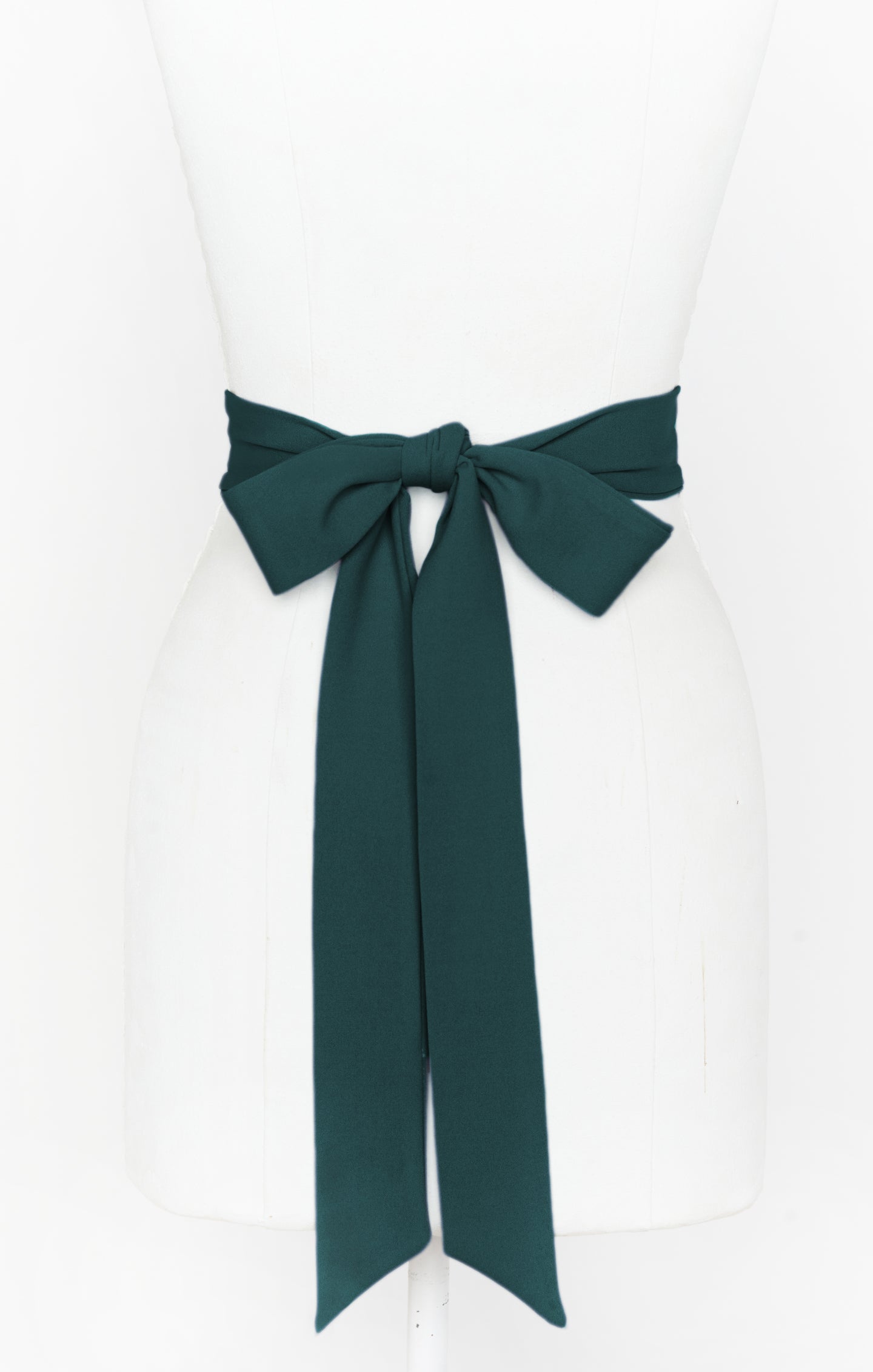 Emerald Stretch Bridesmaid Sash for Wedding Attire