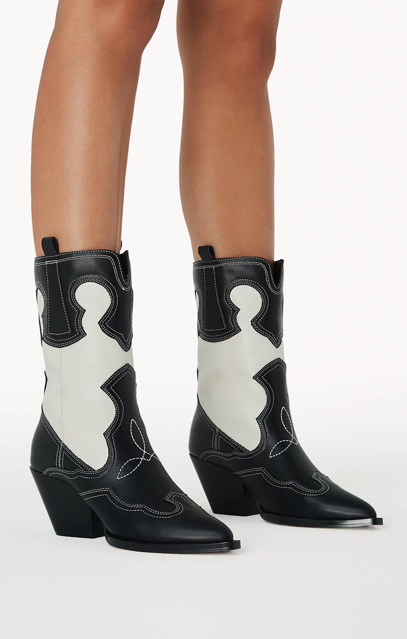 Western Boot with Cut-Outs & Stitching for Festivals | Billini Adriel