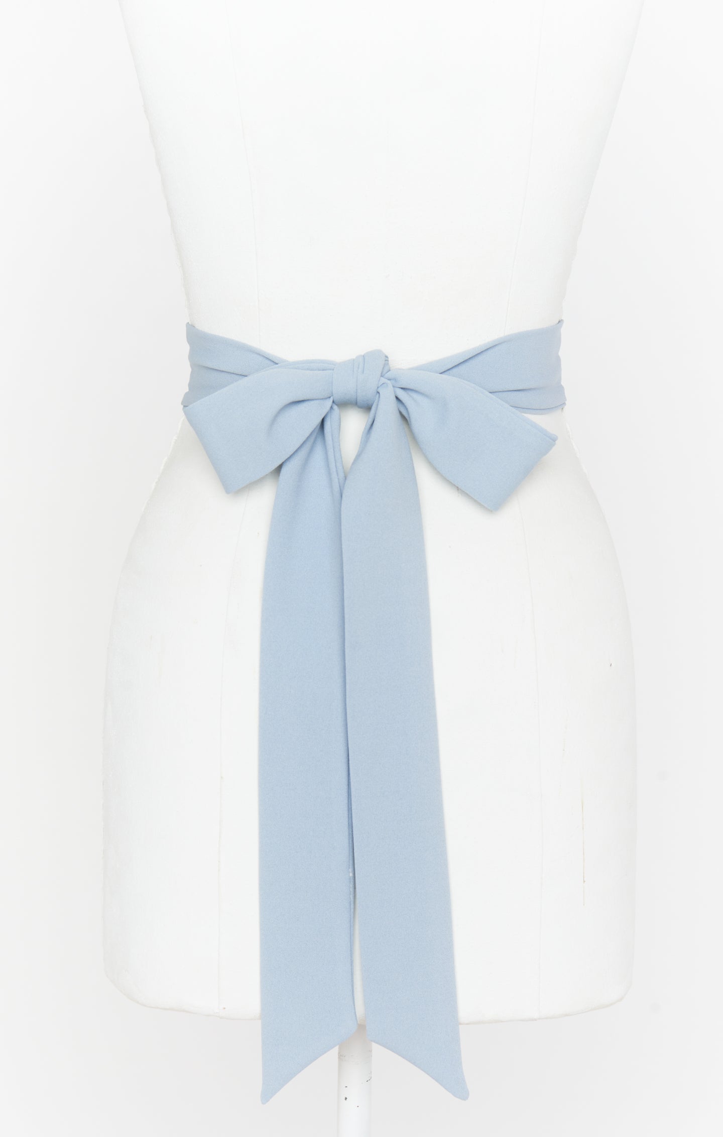 Steel Blue Bridesmaid Sash with Stretch | Wedding Accessory