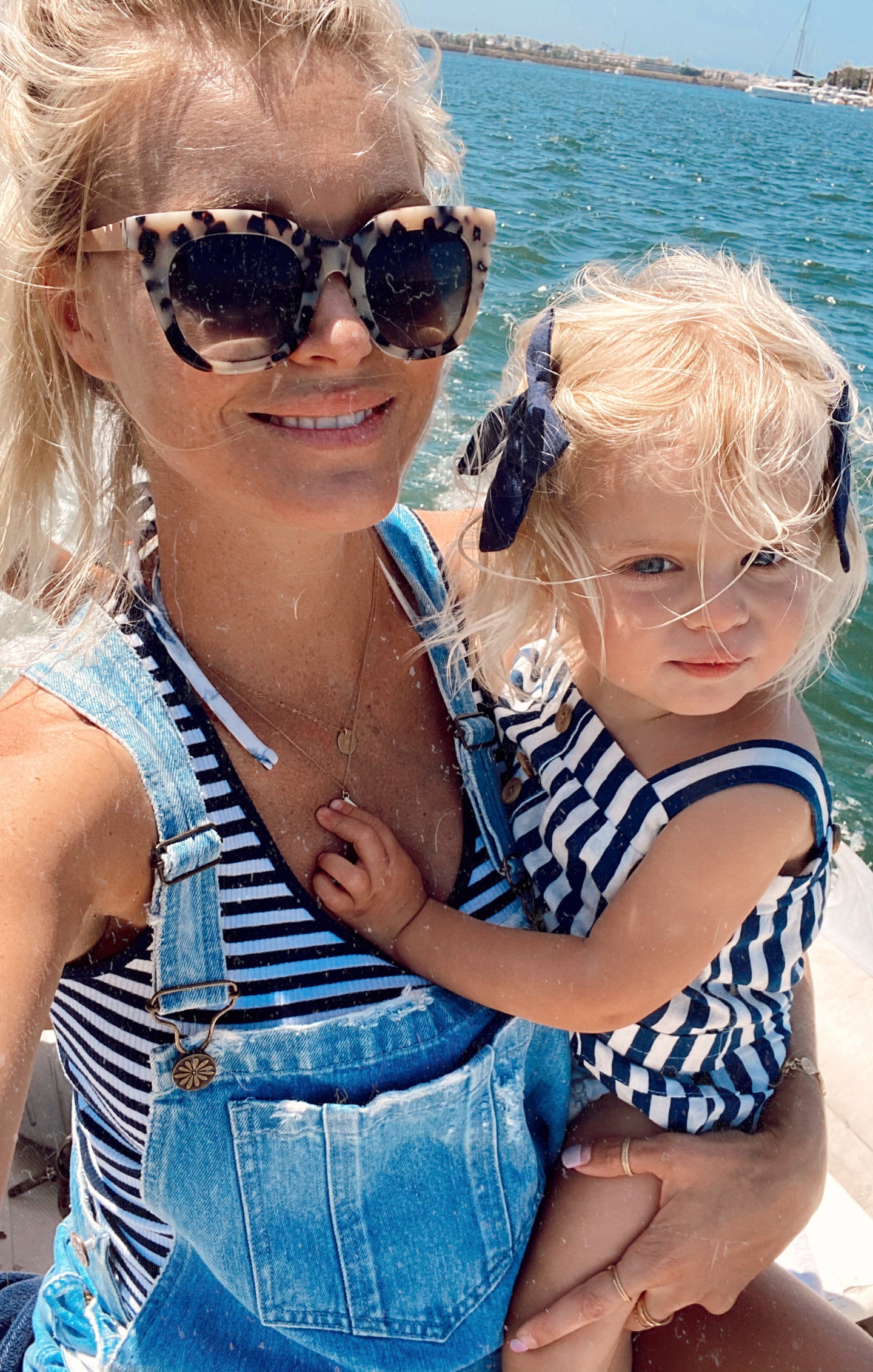 Sleeveless Striped Onesie for Summer | Nash Ocean Stripe
