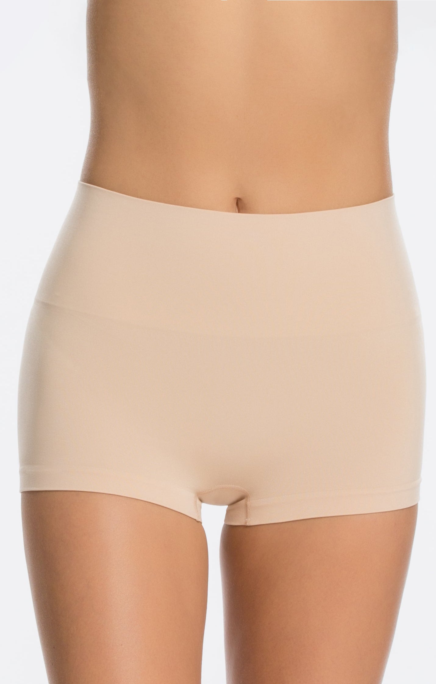 Shaping Boyshort Panties for Tummy Control | SPANX Soft Nude