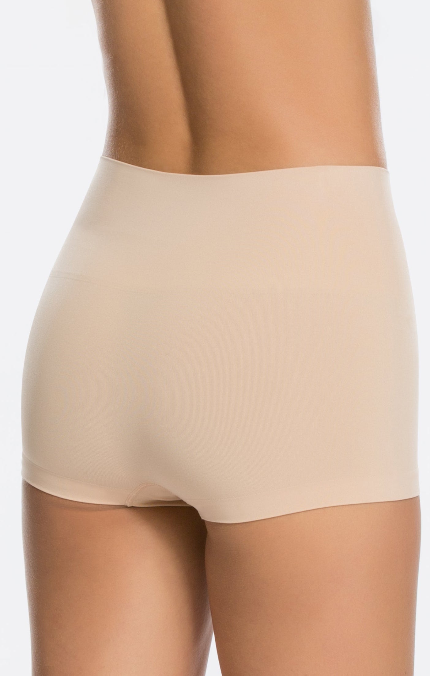 Shaping Boyshort Panties for Tummy Control | SPANX Soft Nude