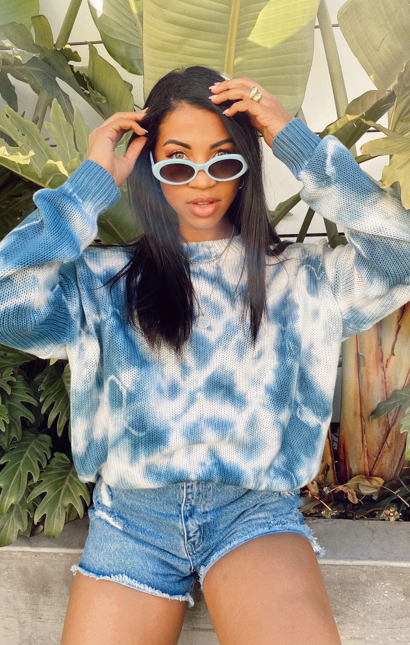 Lightweight Tie Dye Sweater for Summer Nights | Sunday Sweater