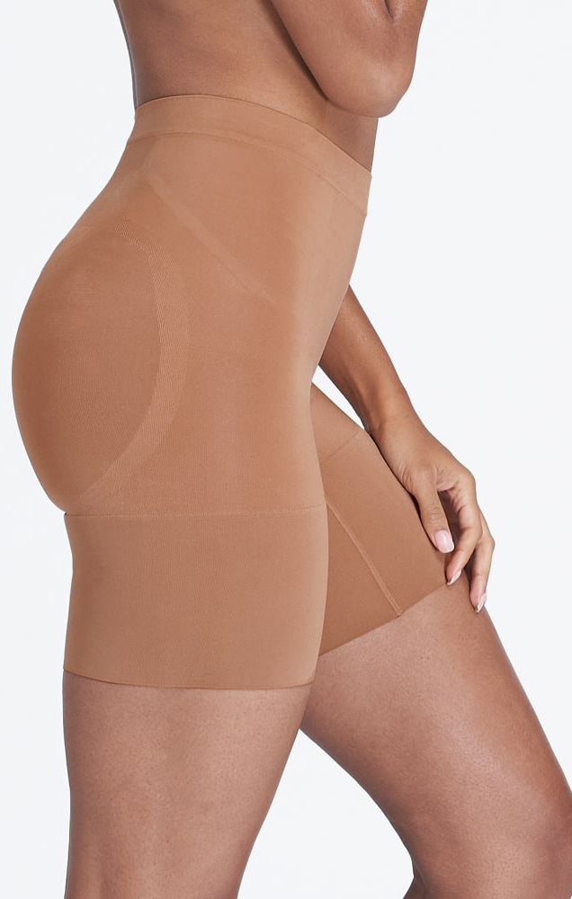 Sculpting Mid-Thigh Shaper Shorts with Flat Stomach Support | SPANX OnCore