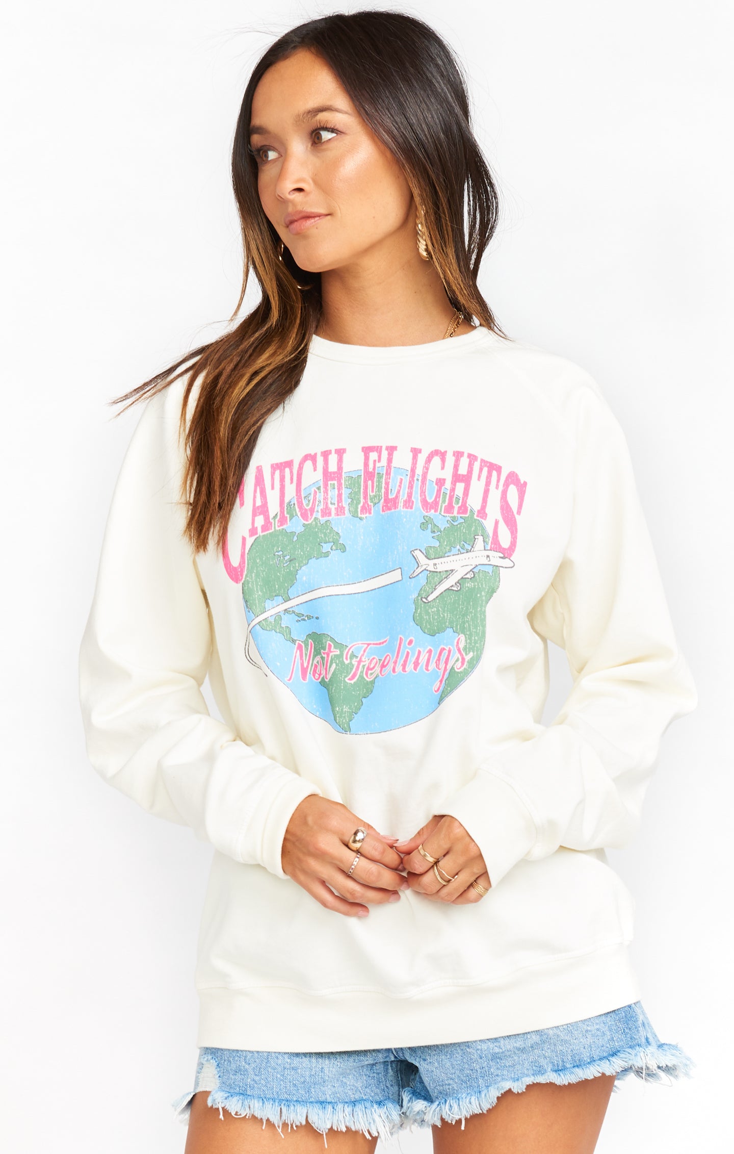 Catch Flights Graphic Sweatshirt | Vada