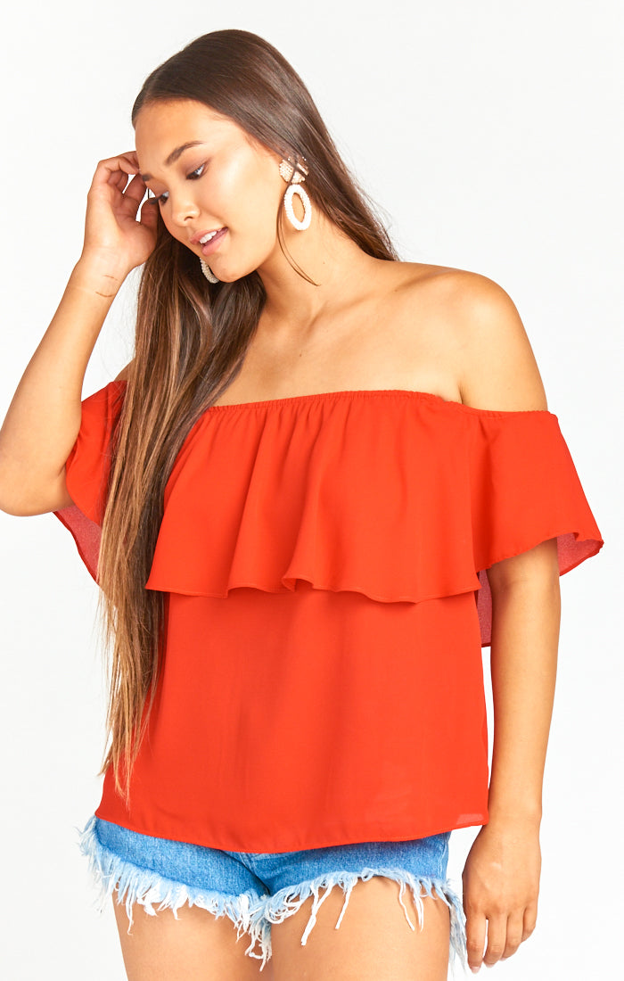 Flowy Ruffle Top for Summer | Bonfire