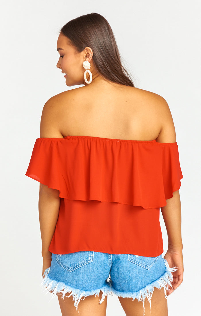 Flowy Ruffle Top for Summer | Bonfire