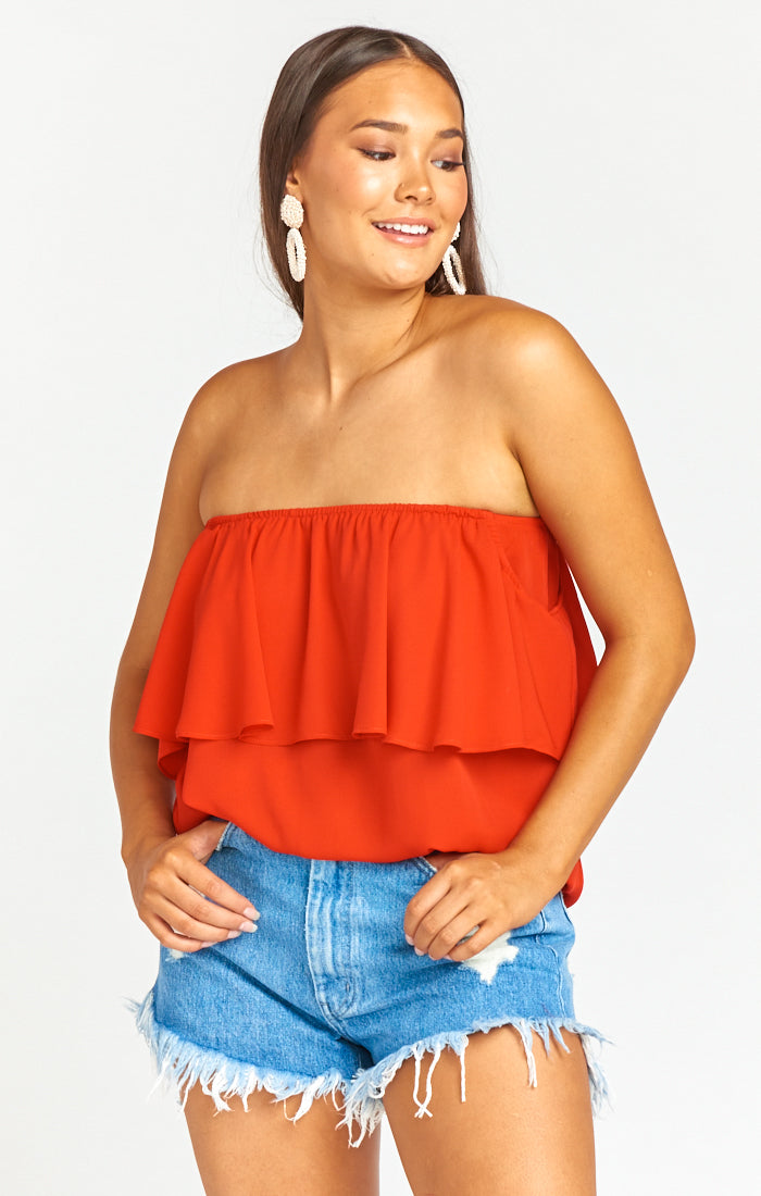Flowy Ruffle Top for Summer | Bonfire