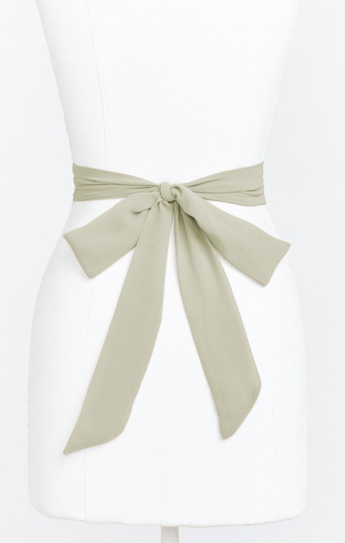 Bridesmaid Sash in Moss Green - Regular & Long Lengths