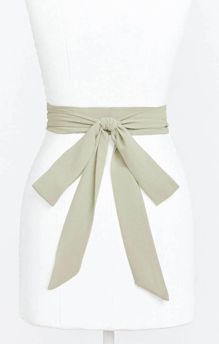 Bridesmaid Sash in Moss Green - Regular & Long Lengths