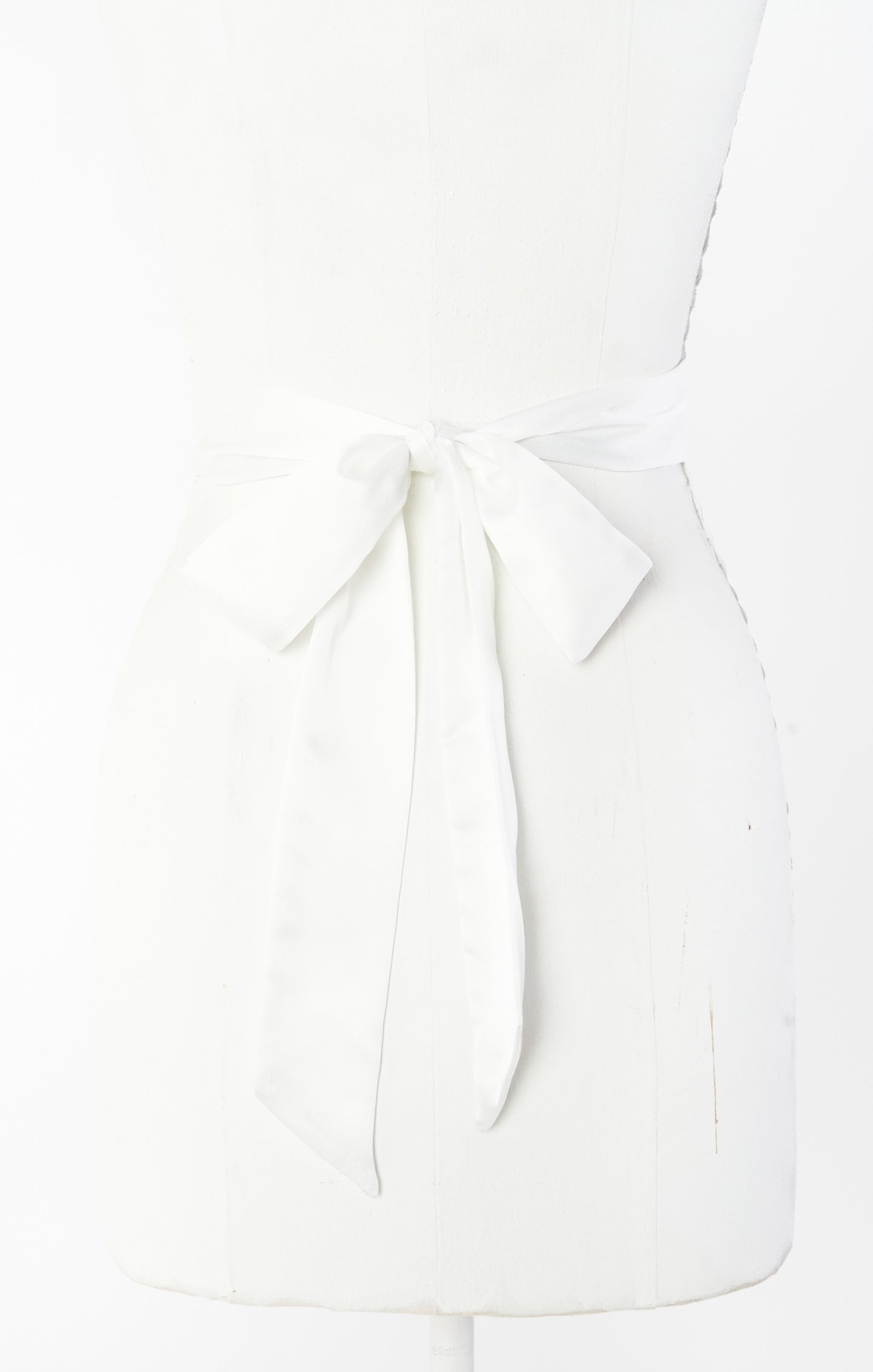 Ivory Luxe Satin Bridesmaid Sash | Regular & Long Lengths