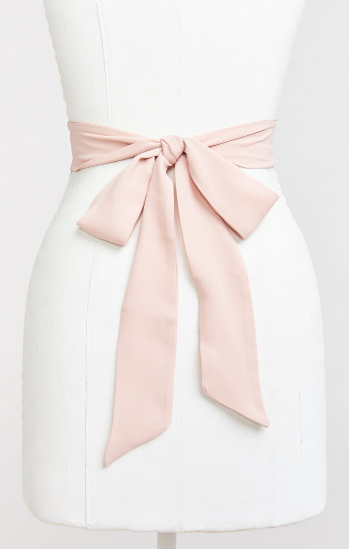 Bridesmaid Sash in Dusty Blush - Regular & Long Lengths for Weddings