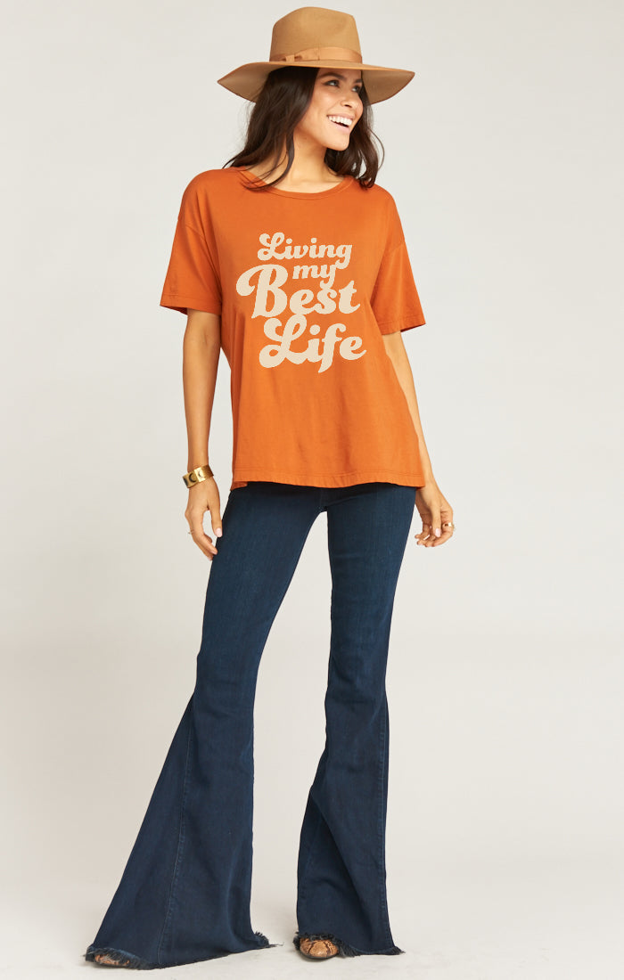 Stay Golden Graphic Tee | Soft Cotton Women's Top | Thomas Tee
