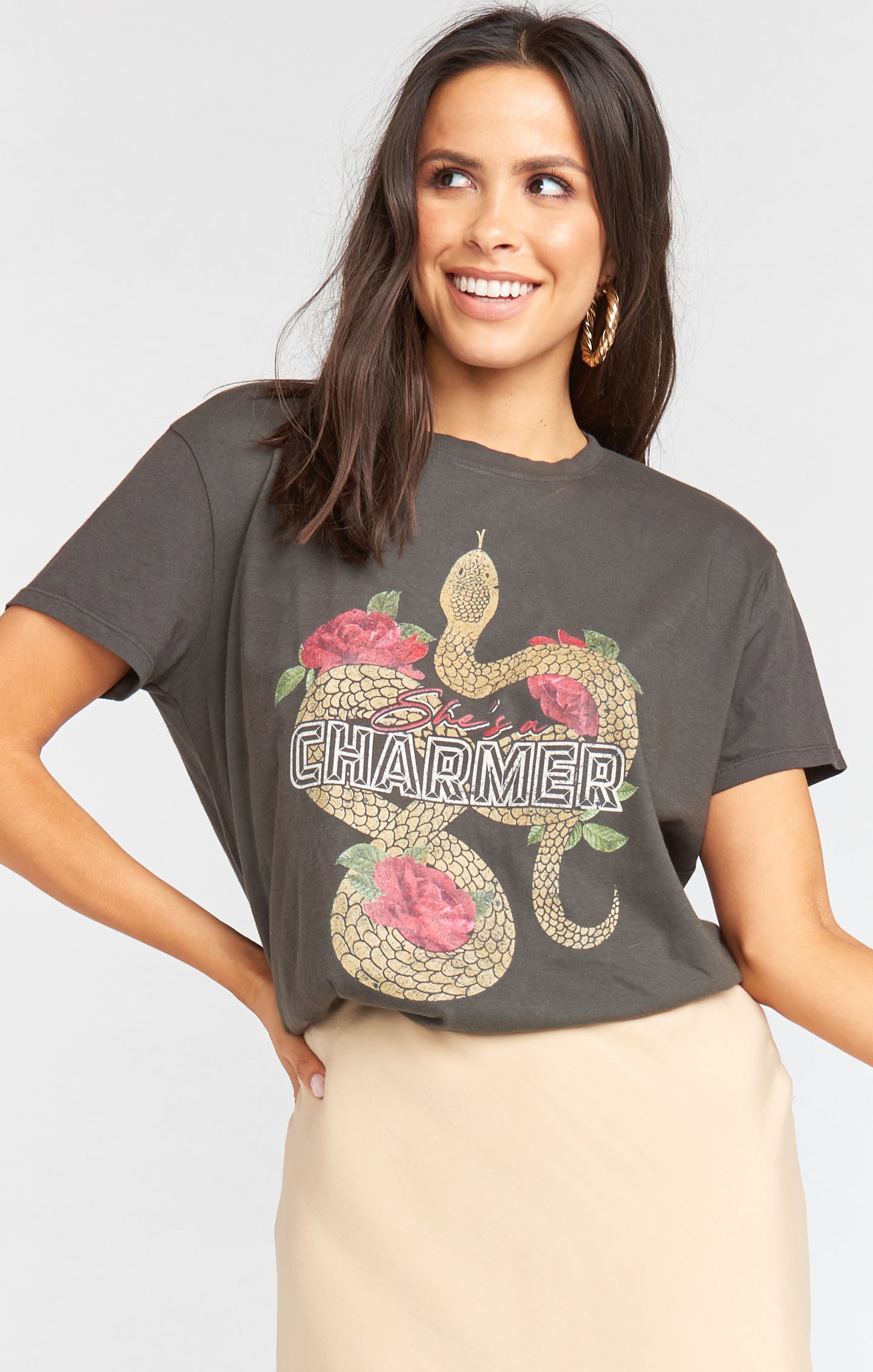 Stay Golden Graphic Tee | Soft Cotton Women's Top | Thomas Tee