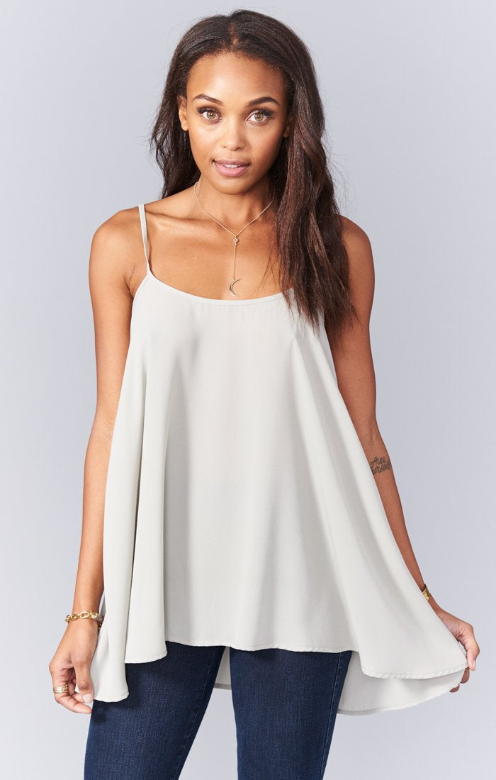 Flowy Spaghetti Top with Adjustable Straps | Lenz