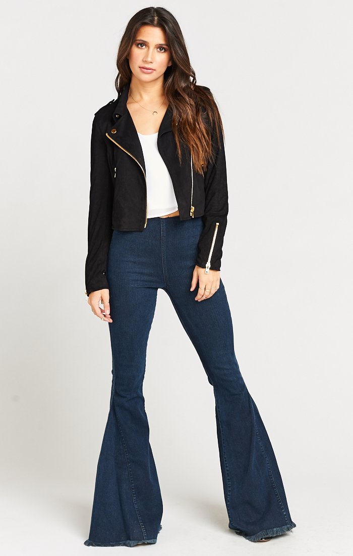 Faux Fur Moto Jacket for Women | Made in USA