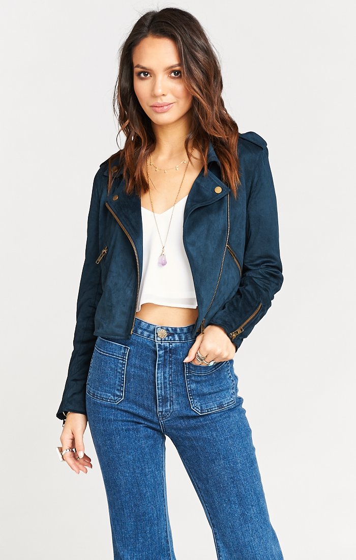 Faux Fur Moto Jacket for Women | Made in USA