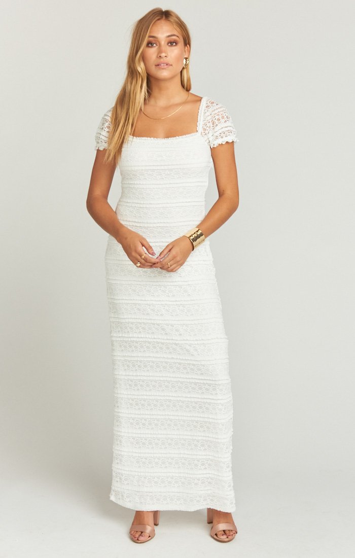 Tiered Ruffle Maxi Dress for Bridal Events | Stella