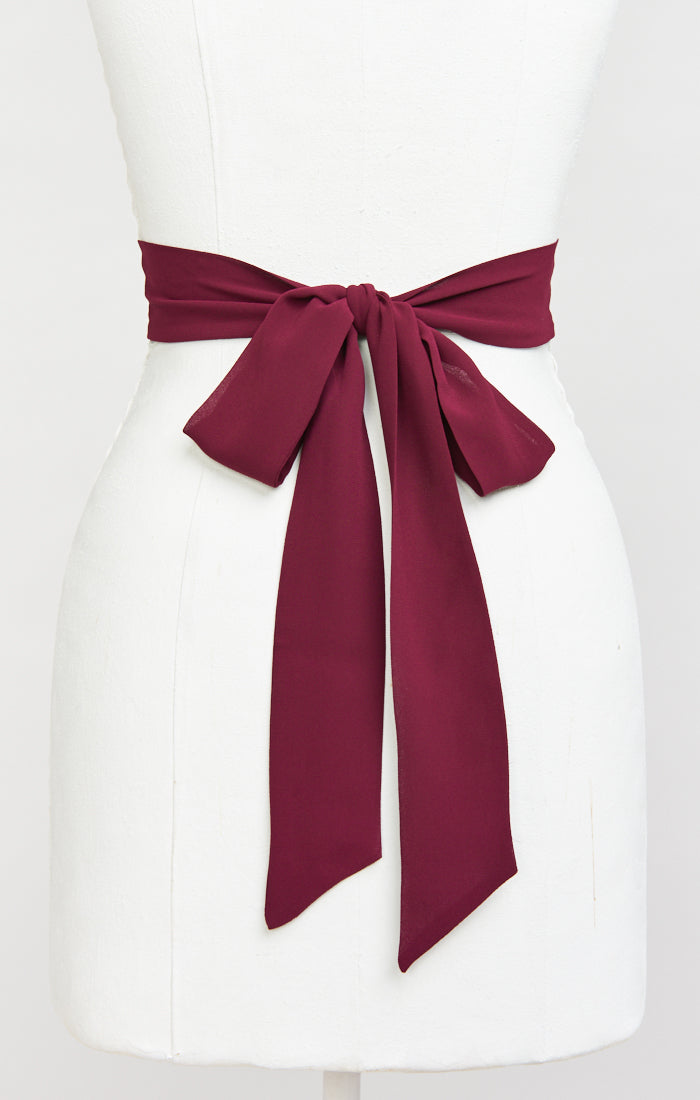 Bridesmaid Sash for Weddings & Bridal Parties | Elegant Satin Design