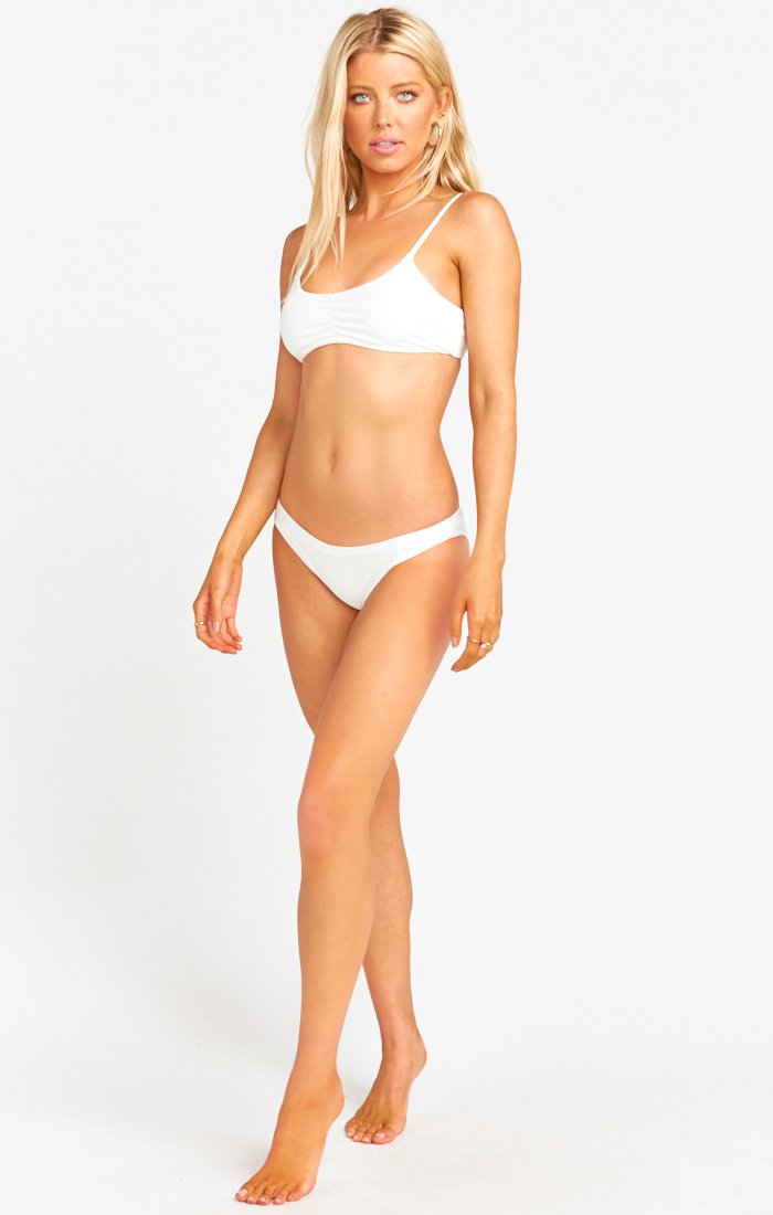 Lani High-Waisted Nylon Bottoms | Moderate Coverage & Lined