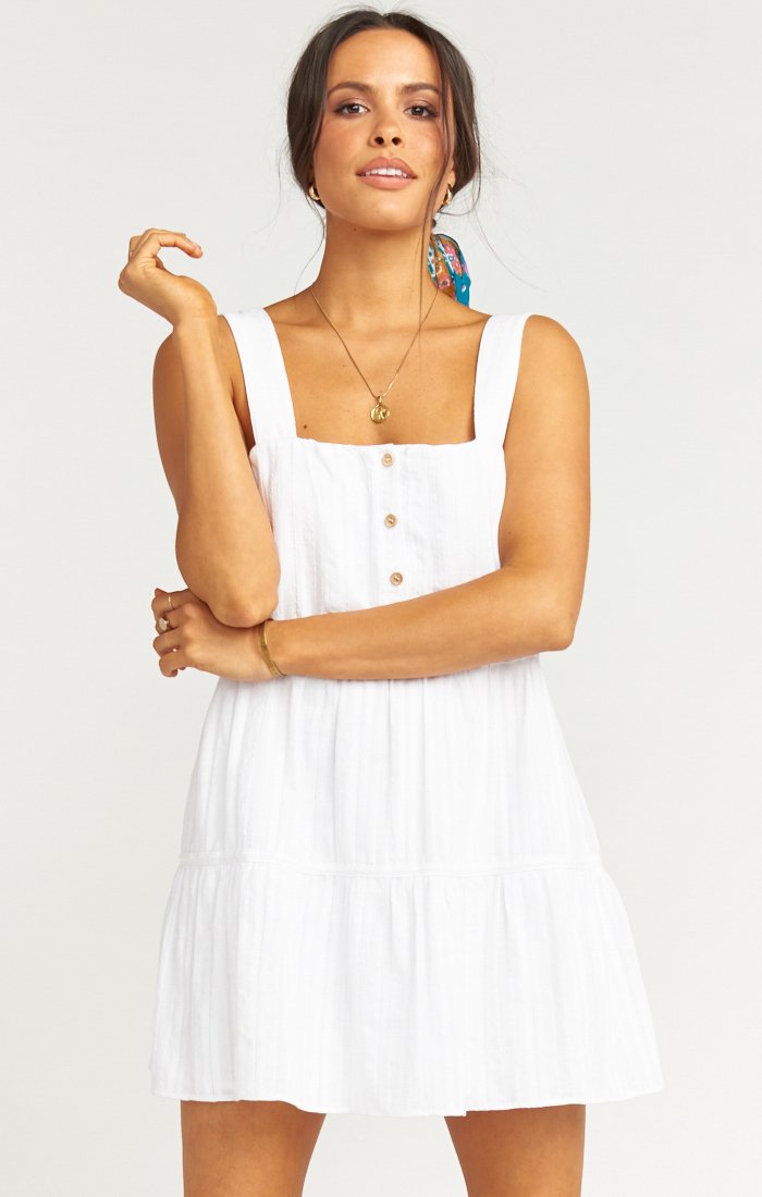 Bra-Friendly Viscose Dress with Front Buttons | Marisa