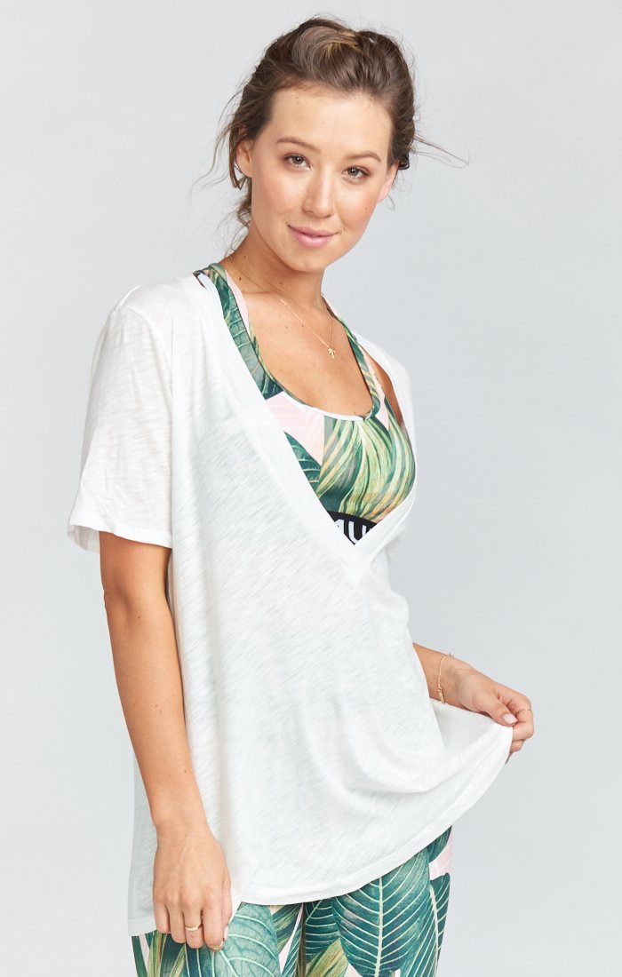 Deep V Neck T-Shirt | 100% Jersey & Wrinkle-Resistant | Miller Tee