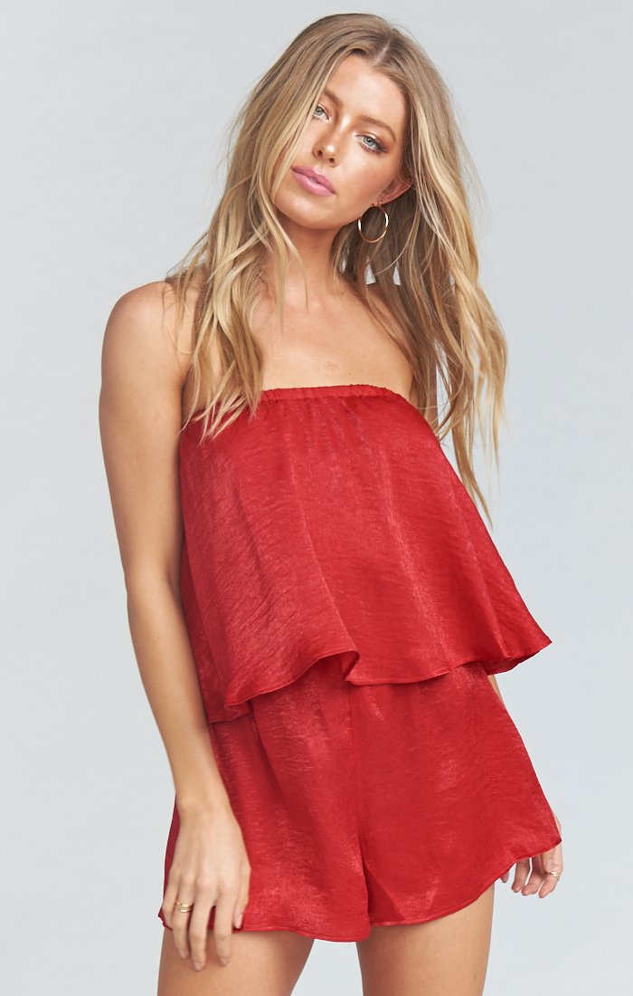 Strapless Romper for Women | Thelma Flair & Panache