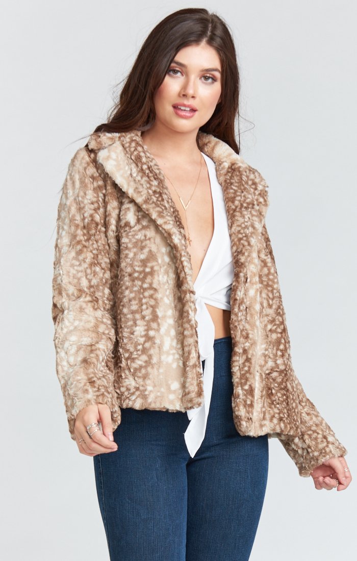 Faux Fur Jacket for Women | 100% Acrylic & Lined | Fischer