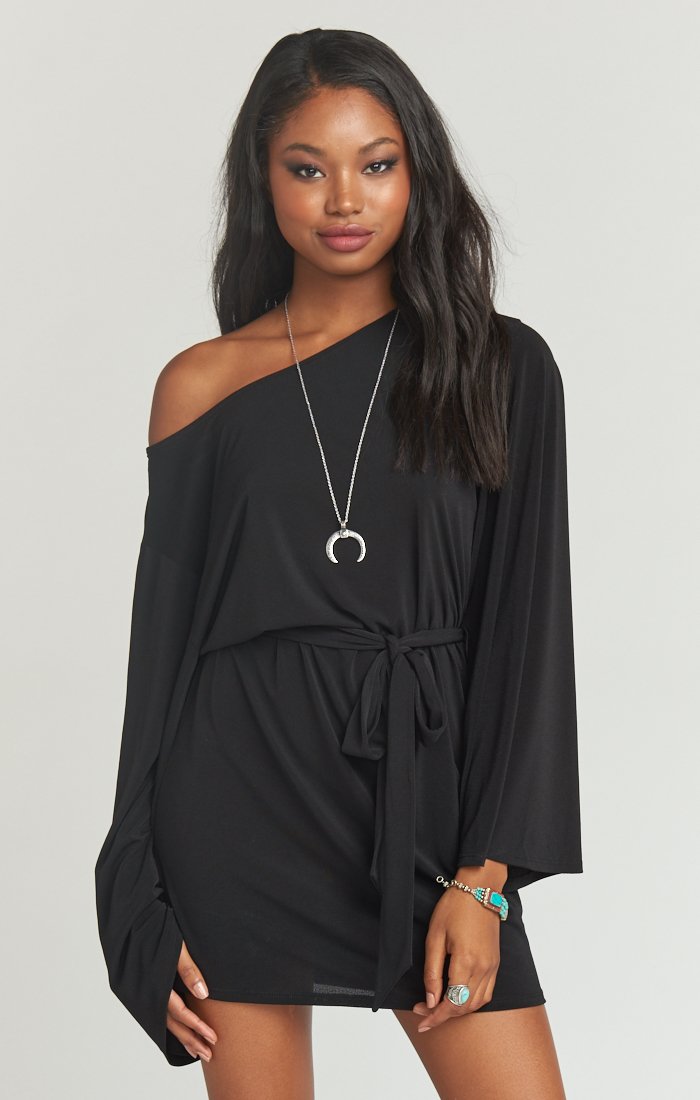 Bell Sleeve Monica Dress with Detachable Sash | Made in USA