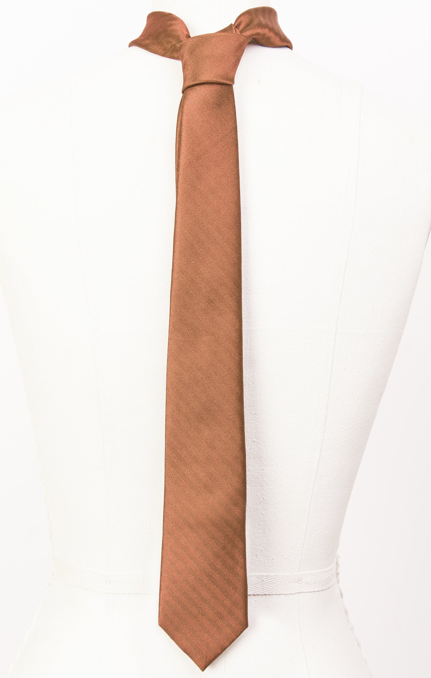 Copper Solid Neck Tie for Men | Nico Neck Tie