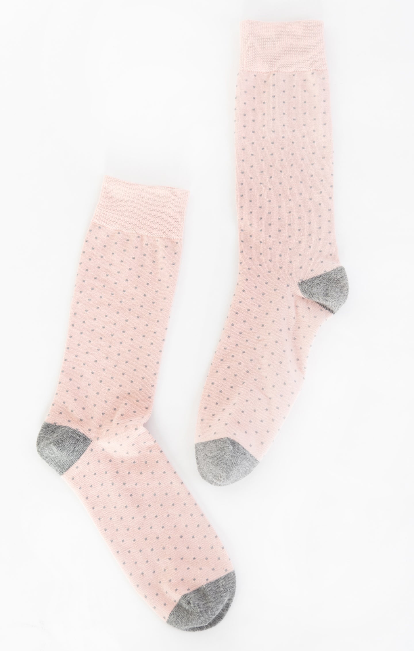 Dusty Blush Dot Socks for Groomsmen & Weddings | Owen Socks
